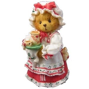 Cherished Teddies Holly Christmas Teddy Bear Figurine